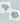 Blue Coral, Shell - 2pk Swedish Dish Cloth