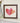 Orange and Pink Double Heart - Framed Sign