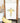 Yellow Floral Cross - Easter Cotton Tea Towel
