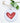 Watercolor Love Heart Red - Ornament