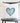 Denim Heart - Valentine's Day Square Canvas Pillow