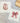 Gift Bow and Striped Ornament - 2pk Swedish Dish Cloth
