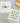 Love with Shamrock, Rows of Clovers  - 2pk Swedish Dish Cloth