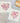 Floral Heart, Leaf Heart  - 2pk Swedish Dish Cloth