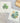 Shamrocks, Coins  - 2pk Swedish Dish Cloth