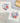 Patriotic Daisy and Rose Bouquet  - 2pk Swedish Dish Cloth