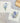 Set of Watercolor Indigo Flowers  - 2pk Swedish Dish Cloth