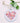 Porcelain Ornament Floral Heart - Valentine Ornament With Host Gift Tag, 2.75"